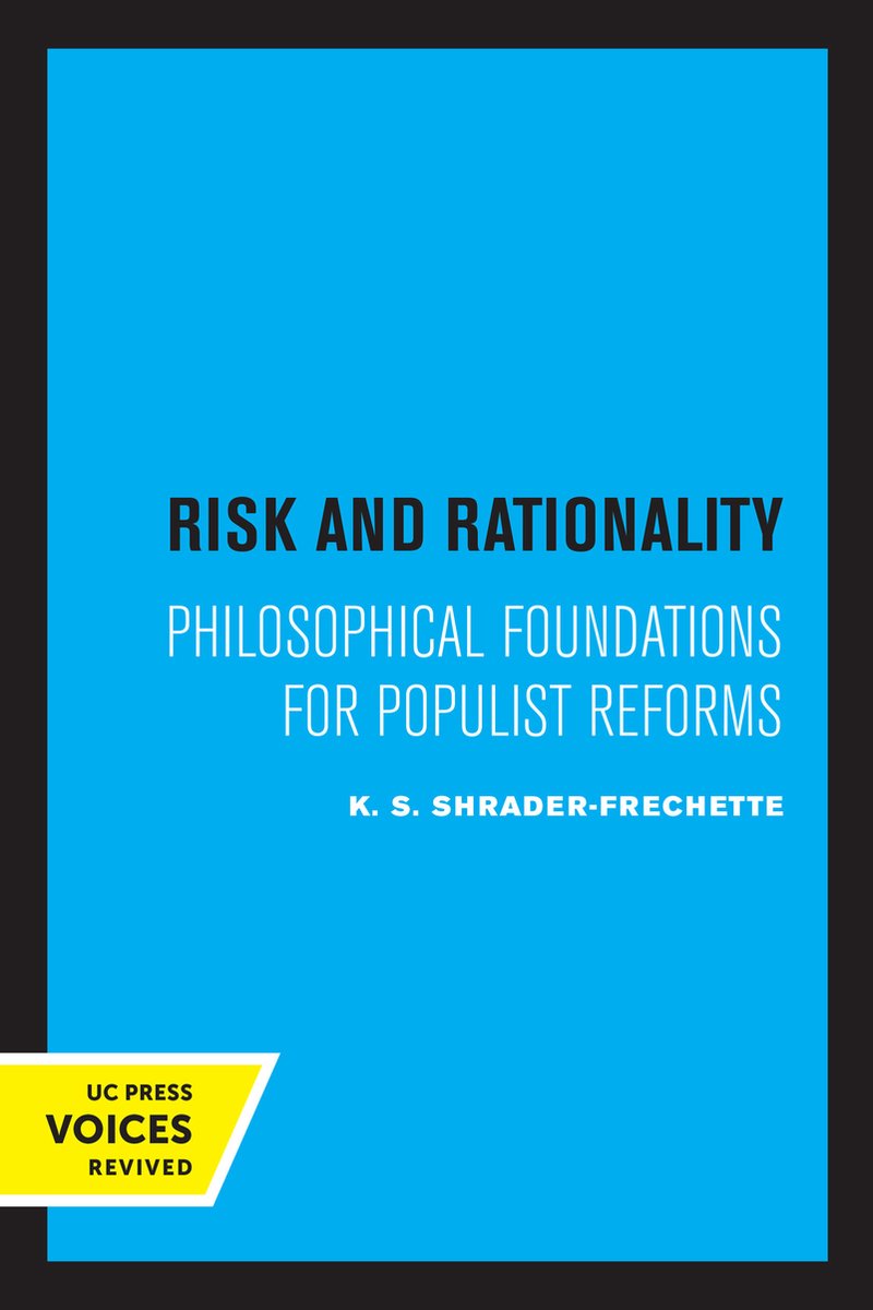 Risk And Rationality van K. S. Shraderfrechette