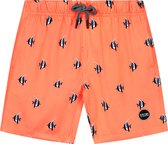 SHIWI boys swim shorts moorish idol Zwembroek - neon orange - Maat 110/116