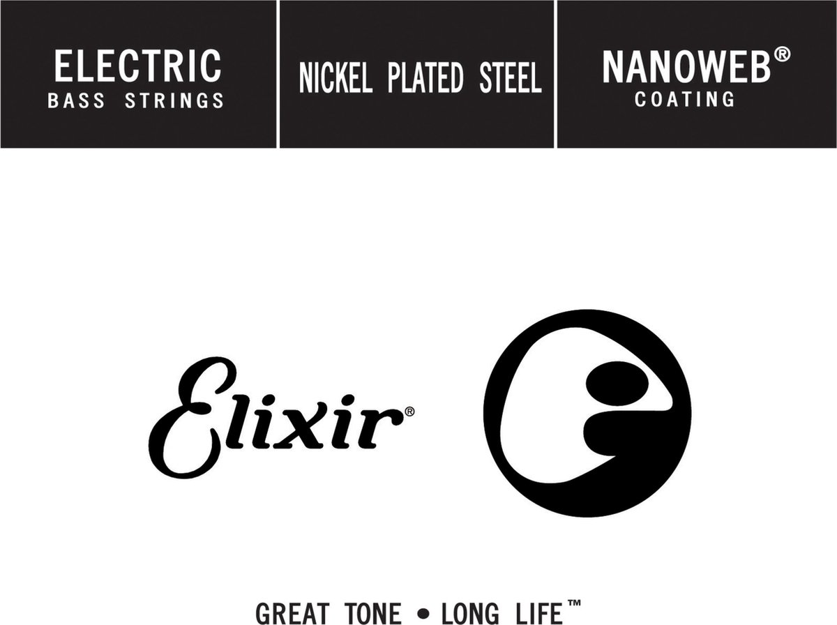 Elixir 15350 Single String Bass 050 NanoWeb - Enkele basgitaarsnaar