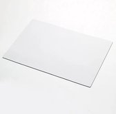 Muismat XL 80x30 cm - Bureaumat wit - Computer en desktop accessoires - Muis en bureau mat - Witte bureaulegger - Mousepad witte - Kantoorartikelen decoratie - desk anti slip - Kantoor spullen