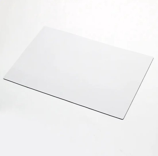 Foto: Muismat xl 80x30 cm bureaumat wit computer en desktop accessoires muis en bureau mat witte bureaulegger mousepad witte kantoorartikelen decoratie desk anti slip kantoor spullen