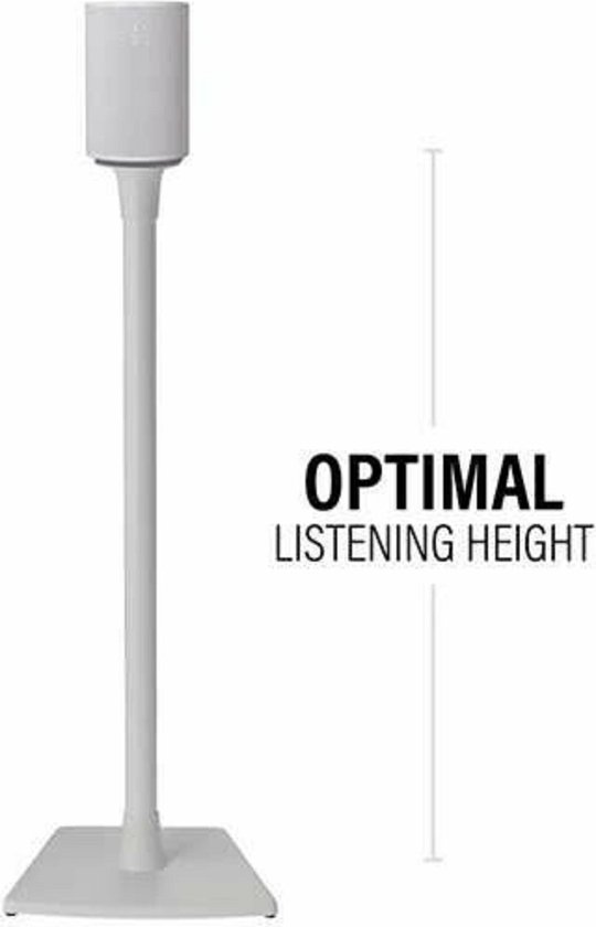 SANUS WSSE11-W2 - FIXED SPEAKER STAND SONOS ERA 100 - SINGLE - WHITE van Sanus — afbeelding 2