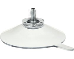 Zuignap - met schroefdraad - 10 stuks -transparante moer - 50mm - bevestiging screendoek - buiten kwaliteit -outdoor