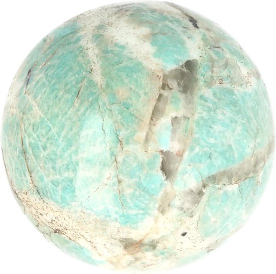 Boule de pierres précieuses Amazonite 65-70 mm