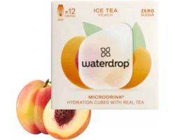 Waterdrop Microdrink Hydratatieblokjes Ice Tea Peach - 12 stuks
