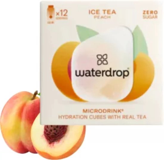 Waterdrop Microdrink Hydratatieblokjes Ice Tea Peach - 12 stuks
