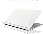 Laptophoes - Geschikt voor Microsoft Surface Laptop 5, 4, 3 en 2 Hoes - Case - 13.5 inch - Model 1950, 1958, 1867, 1769 met Alcantara Toetsenbord - Matte Transparant