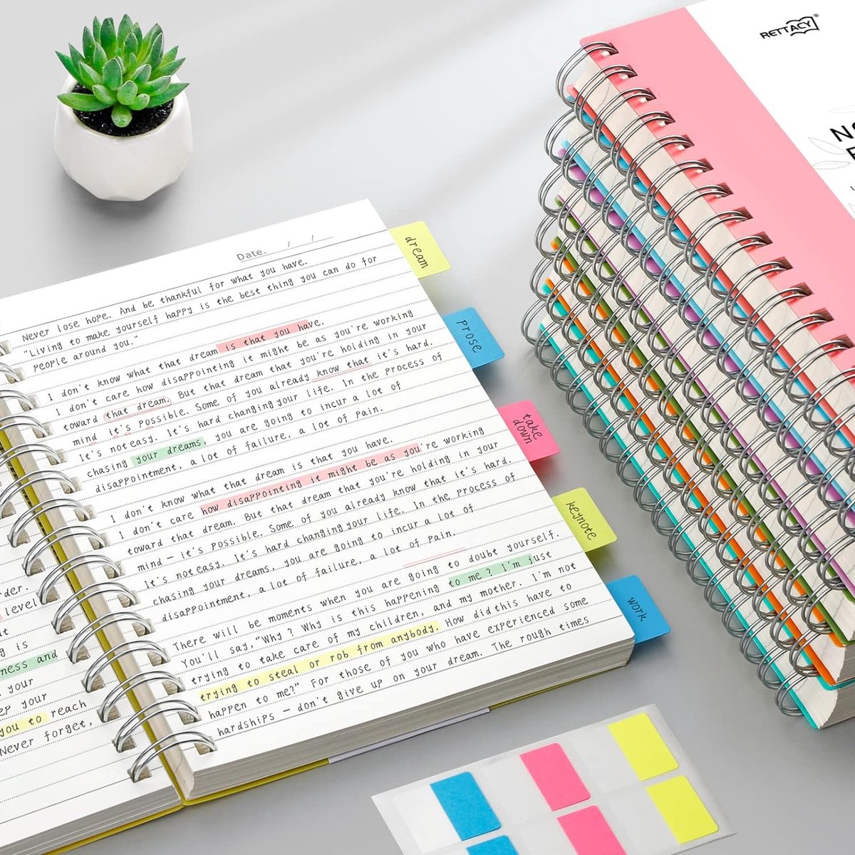 Genérico Grand Cahier Scolaire B5 Avec Séparateur Amovible - Carnet De