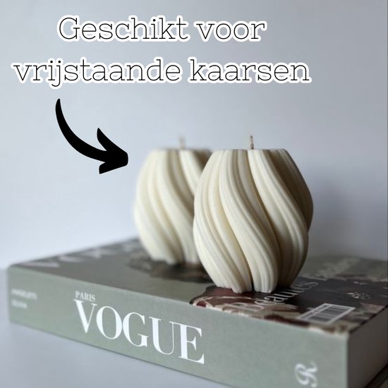 ZoeZo Design - Soja was voor vrijstaande kaarsen - Pillar wax - 5 KG - Korrels - Kaarsen maken - 100% Ecologisch - Pellets - Soy wax - Kaarsenwas - Sojawas