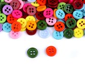 Mini knoopjes 0,85cm - klein knoopje - 8,5mm - gekleurd - gripzakje met 15 knopen small - kaarten maken - scrapbook - naaien - sierknoopjes