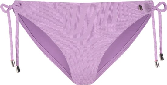 Bikinibroekje met glitter en een tai-snit - Zwart - Maat 40-64