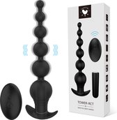 Lovellia Buttplugs-vibrerende anale kralen-met afstandsbediening-Anaal Plug-Erotiek Sex Toys voor koppels-Anal & Butt Plug