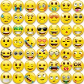 Aimants Emoji aimants pour réfrigérateur tableau magnétique décoratif tableau blanc cuisine réfrigérateur espace fer en vrac bureau petits enfants et adultes cadeau 50 pièces