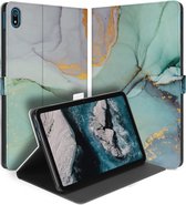Uniek Nokia T20 Tablethoesje met Stand - Watercolor Mix Design | B2C Telecom