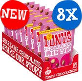 Tony's Chocolonely - Lil’Bits Melk marshmallow & biscuit mix - Tony Chocolonely mini - Chocolade mix - Chocolade koekjes - 8x 120g