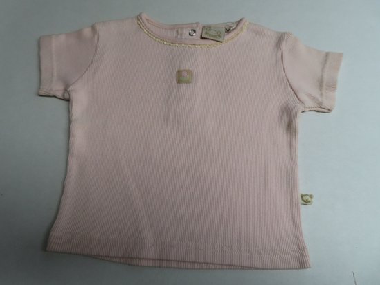 Noukie's - T shirt - Meisje - Roze - Effen - 12 maand 80