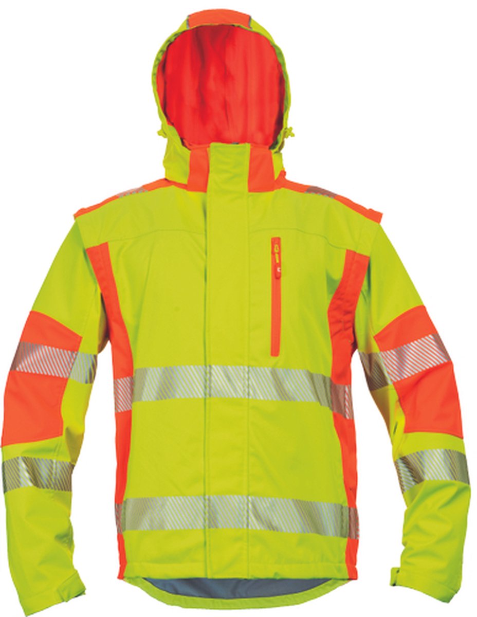 Cerva LATTON softsh. jacket high-vis 03010381 Oranje