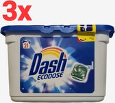 Dash Ecodose Détergent Liquide Régulier 63 dosettes (3x21 dosettes)