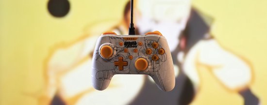 Naruto - Switch 1 & 2 controller - 3m kabel - extra functies (wit)