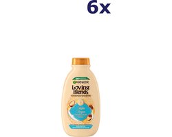 Garnier Loving Blends Rijke Argan Voedende Shampoo Voordeelverpakking - Zeer Droog, Onhandelbaar Haar - 6 x 300ml