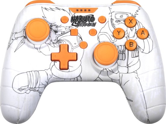 Naruto - Switch 1 & 2 controller - 3m kabel - extra functies (wit)