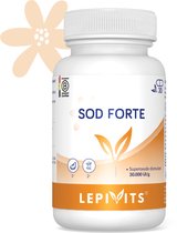 SOD Forte | 30 plantaardige capsules | Superoxide Dismutase | Antioxidant | Natuurlijke Kruidenextracten | Made in Belgium | LEPIVITS