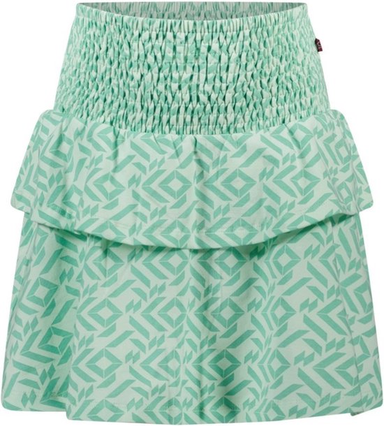 Meisjes rok - Mint groen AOP