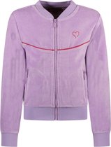 Meisjes velvet vest - Lilac