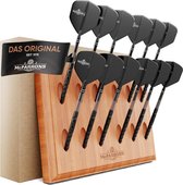 SHOP YOLO-dartpijlen-Dart Houder van hout voor 12 darts - praktische dart opslag voor de muur als accessoire voor elk type dartbord