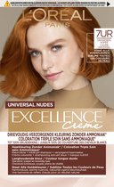 L'Oréal Paris Excellence Universal Nudes Koperrood 7UR - Permanente Haarkleuring Zonder Ammoniak