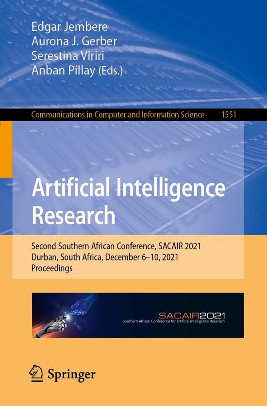 Springer Nature Proceedings Computer Science - Artificial In ... - cover