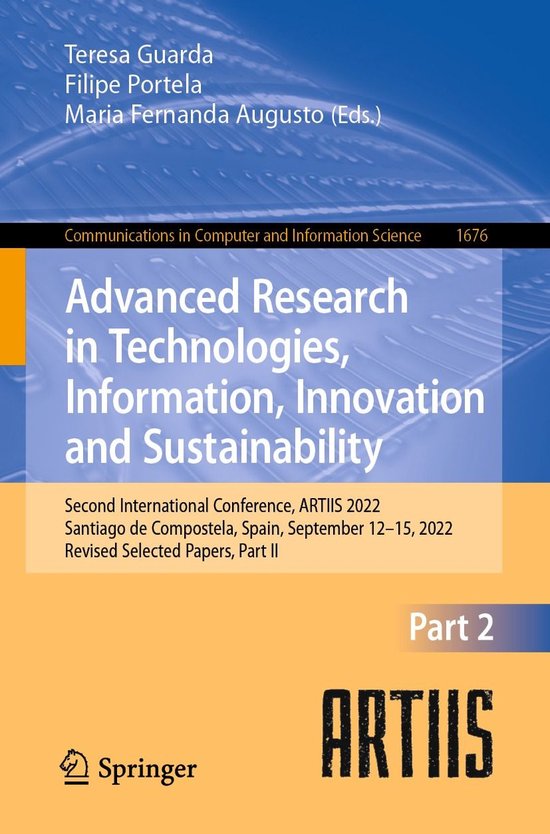 Springer Nature Proceedings Computer Science 2 - Advanced Re ... - cover