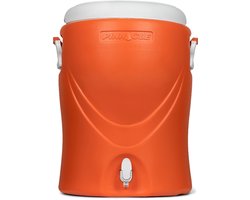 Pinnacle Platino 10 Gallon - Geïsoleerde Drankdispenser / Drankkoeler met kraantje - 40 Liter - Oranje