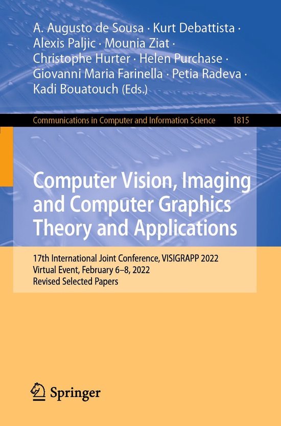 Springer Nature Proceedings Computer Science - Computer Visi ... - cover