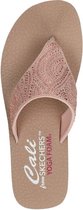 Skechers Vinyasa - Stone Candy Teenslippers - roze - Maat 36