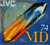 JVC Crystal Blue 74 minuten minidisc
