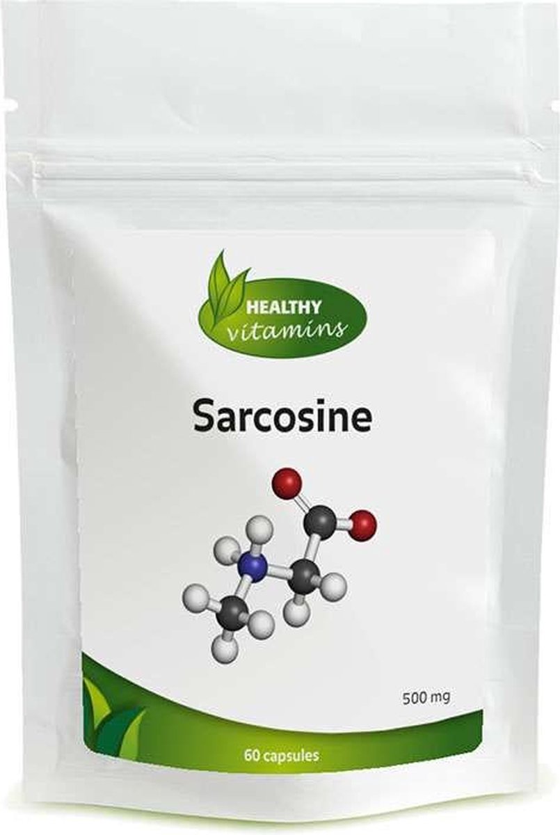 Sarcosine supplement | 60 vegan capsules | Vitaminesperpost.nl - Healthy Vitamins