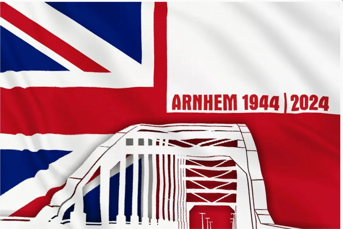 Airborne vlag 80 jaar editie 100 x 150 cm - Airborne Vlag - Herdenkingsvlag
