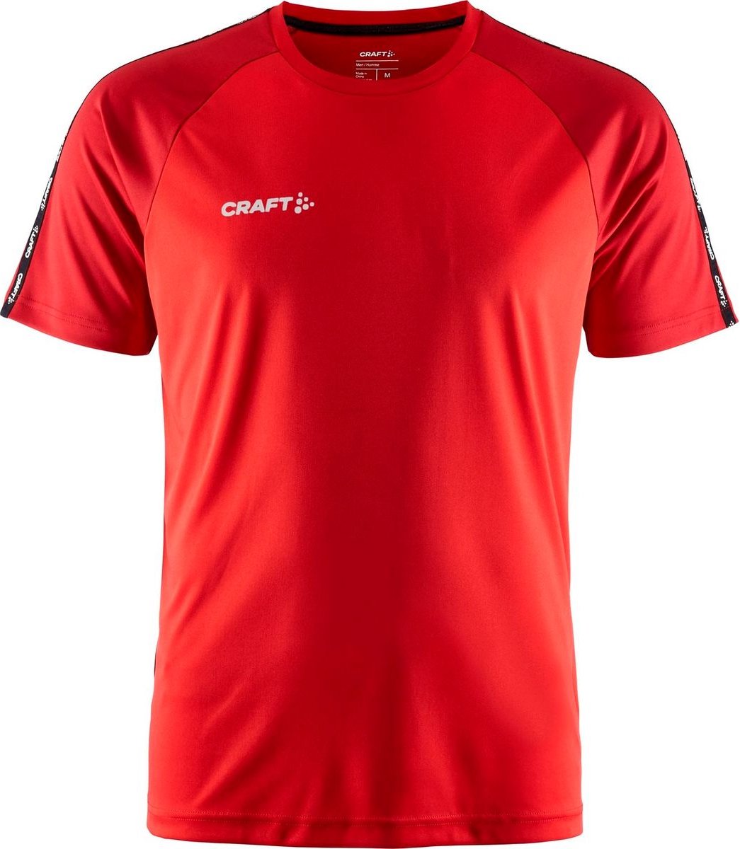Craft Squad 2.0 Contrast T-Shirt Heren - Rood | Maat: XS
