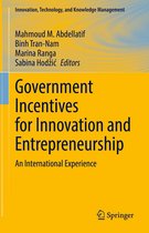 Innovation, Technology, and Knowledge Management - Government Incentives for Innovation and Entrepreneurship