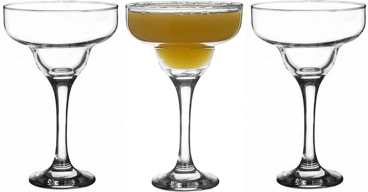 Glasmark Cocktail glazen - 12x - margarita - 300 ml - glas