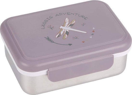 LÄSSIG Bento Box broodtrommel, ontbijtbox voor kinderen/lunchbox Little Gang Rainbow Green LÄSSIG Bento Box broodtrommel, ontbijtbox voor kinderen/lunchbox Little Gang Rainbow Green
