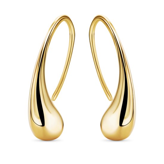 Miore® - Boucles d'oreilles en or - Goutte du Prince Rupert - Goutte d'Or - Femme - Plaqué Or 18 Carats - Goud Boucles d'oreilles - Sans Allergène - Boucles - Bijoux Main de Haute Qualité