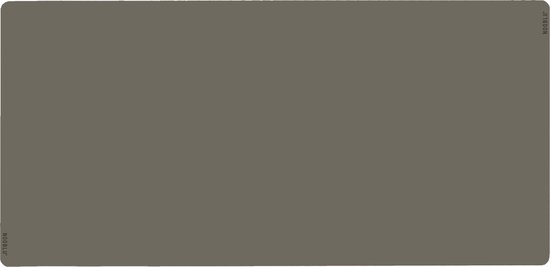 NOOBLU Bureau onderlegger DUBL - 85 x 45 cm - Senso Lead grey
