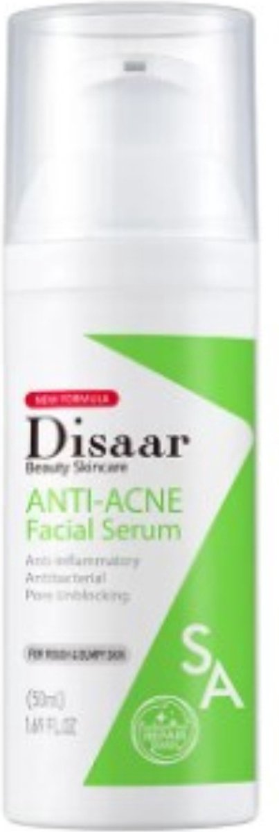 Goedkoopste Anti-Acne serum met Zoethoutwortel, Salicylzuur en Ceramide - onzuivere huid - poriën reinigen - ontstekingsremmend - huidverzorging met salicylzuur - ceramide voor huidherstel - vette huid - kalmerend serum - dagelijkse acneverzorging - 50ml