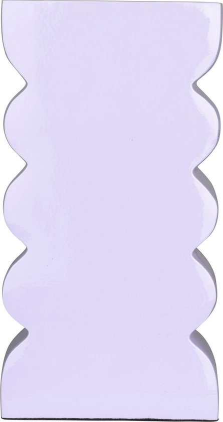 Zuiver Curves Vaas L Shiny Lila