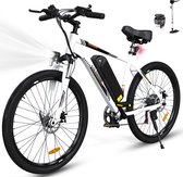 Vélo électrique Colorway BK15 - Vélo électrique de montagne de 26 pouces avec batterie au lithium amovible 36 V 15 Ah - Vélo électrique de banlieue avec moteur 250 W - 7 vitesses - Étanchéité IP54