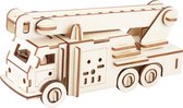 Bouwpakket 3D Puzzel Brandweerwagen- hout