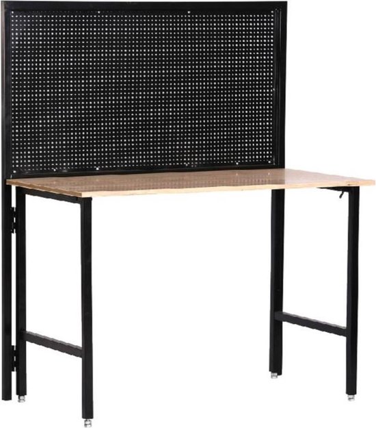 Foto: Benson inklapbare werkbank ruimtebesparend stevig 146x122 cm