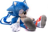 Sonic The Hedgehog - Sac à dos - Peluche - Peluche pour Enfants - Blauw (55 cm)